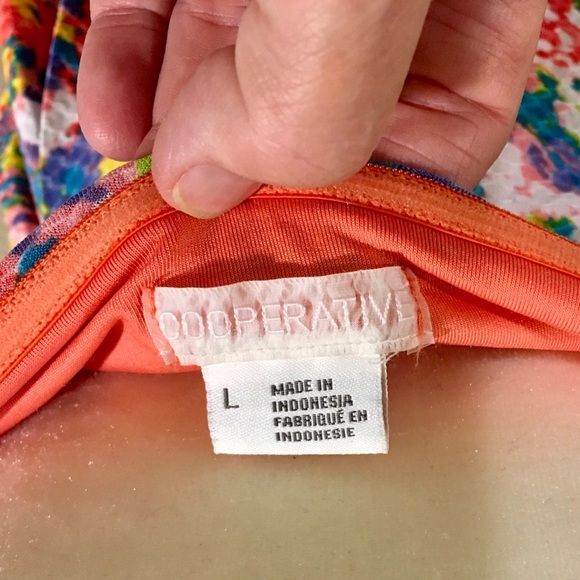 Cooperative Strapless Flower Print Dress - Picture 6 of 6